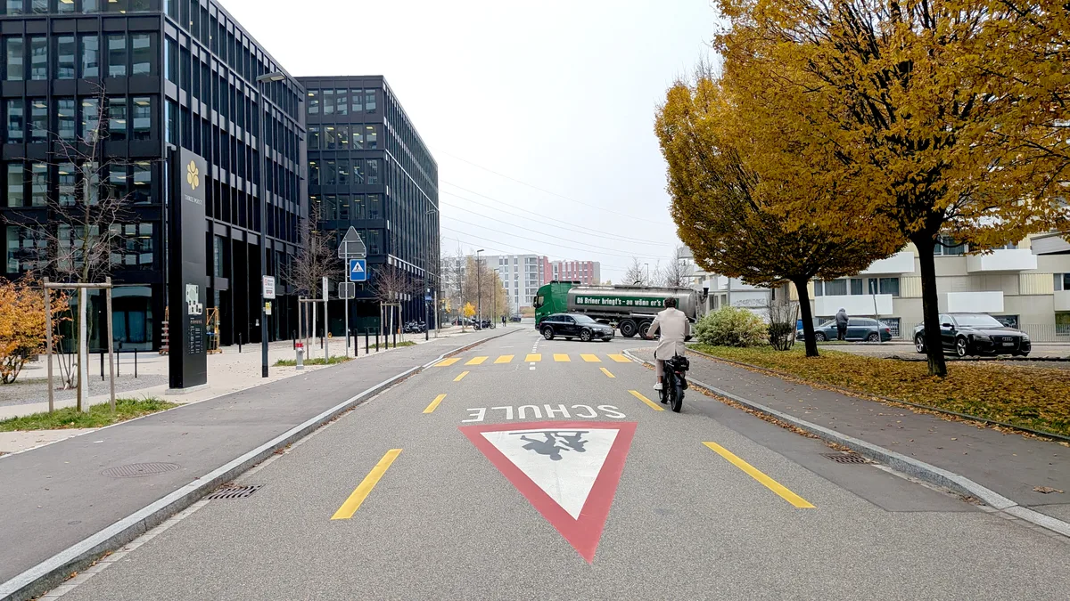 Blick auf eine Strasse